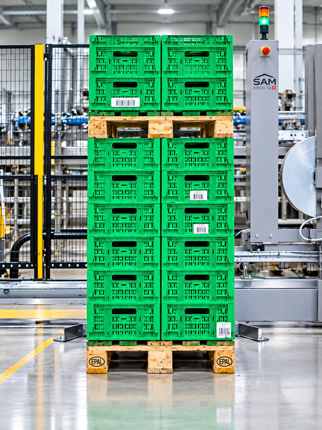 Fine Linea e Pallettizzazione