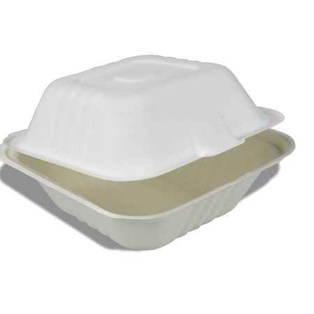 BOX HAMBURGER / Bagasse /130 x 130 x 70 mm