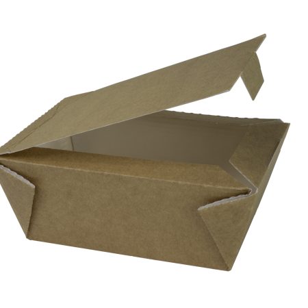 Krabička na desiatu, FOOD TO GO, malá, bez okienka / kraftový papier / 80 x 125 x 60 mm