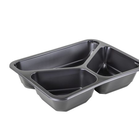 MENU BOX, 3 SLOTS / PP / 227 x 178 x 50 mm