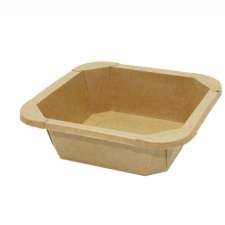 CONTENITORE QUADRATO, LARGE / Carta Kraft