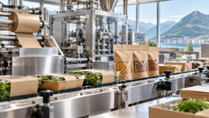 Linea Industriale di Confezioni Sostenibili tra le Alpi